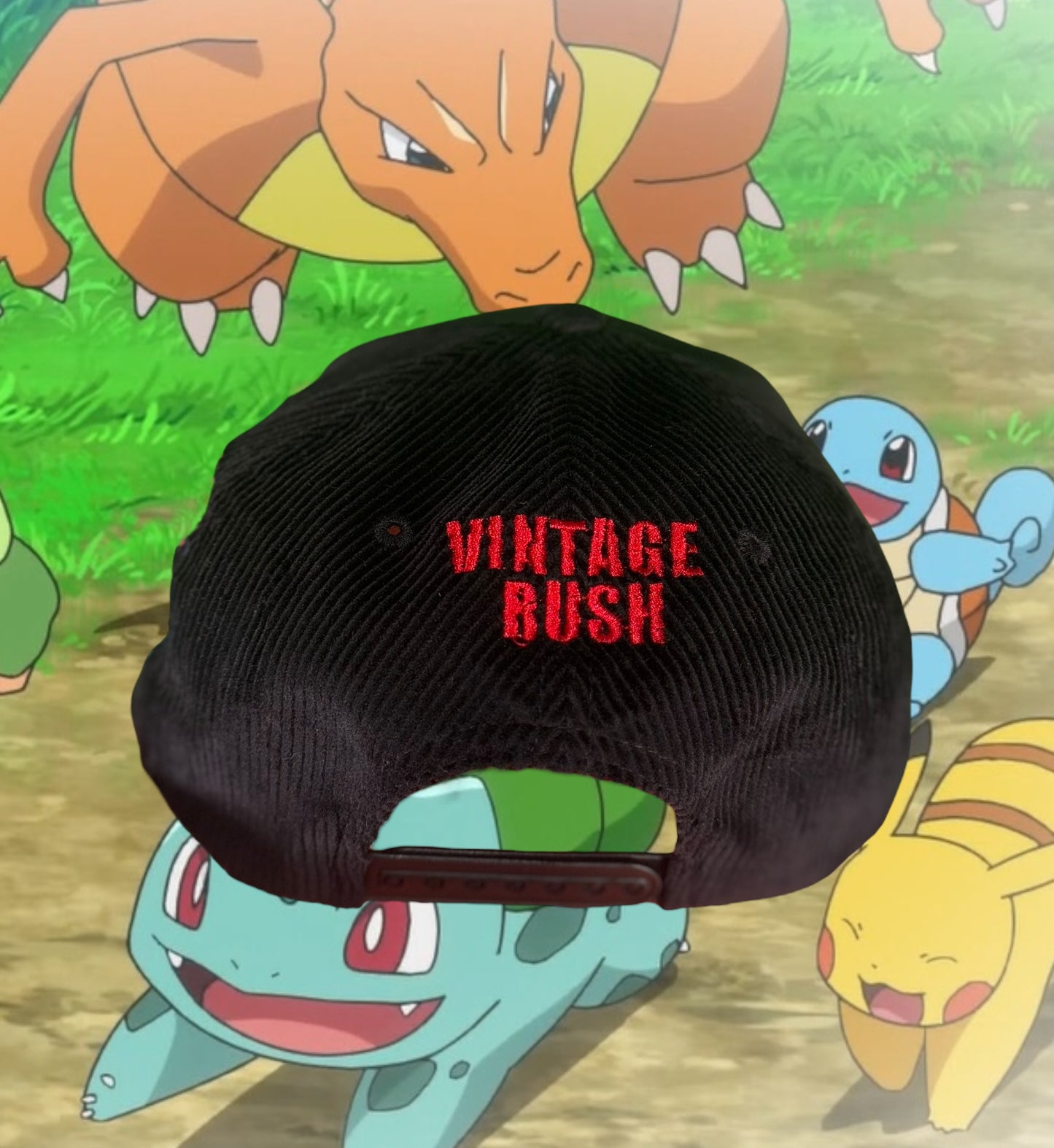 Black Corduroy - Poke Starter Hat