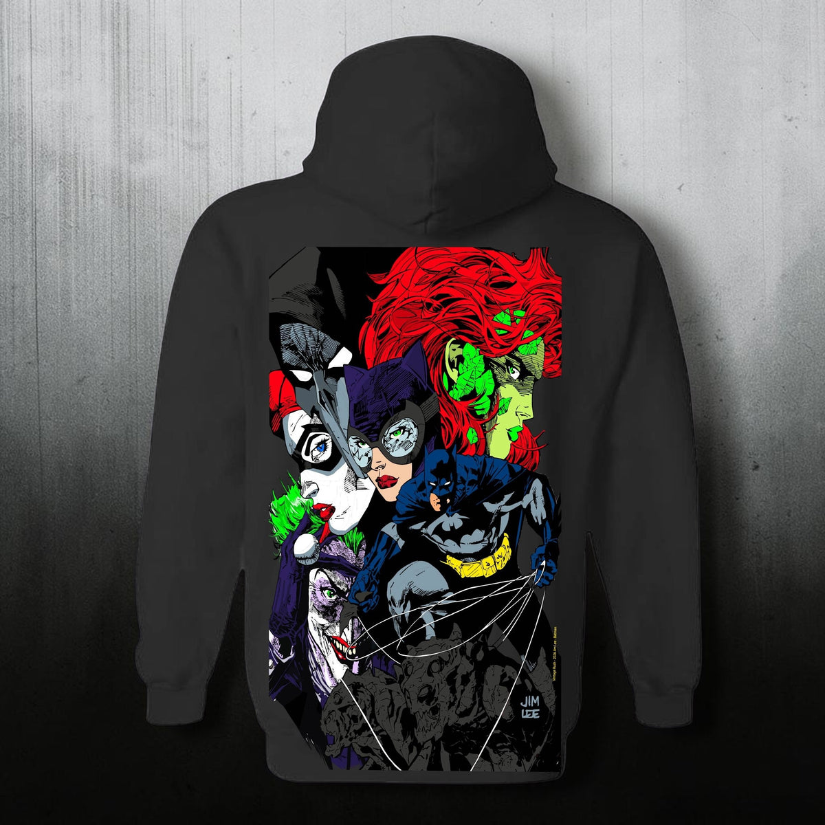 Black Hoodies - Cat Women & Batman - Jim Lee master piece