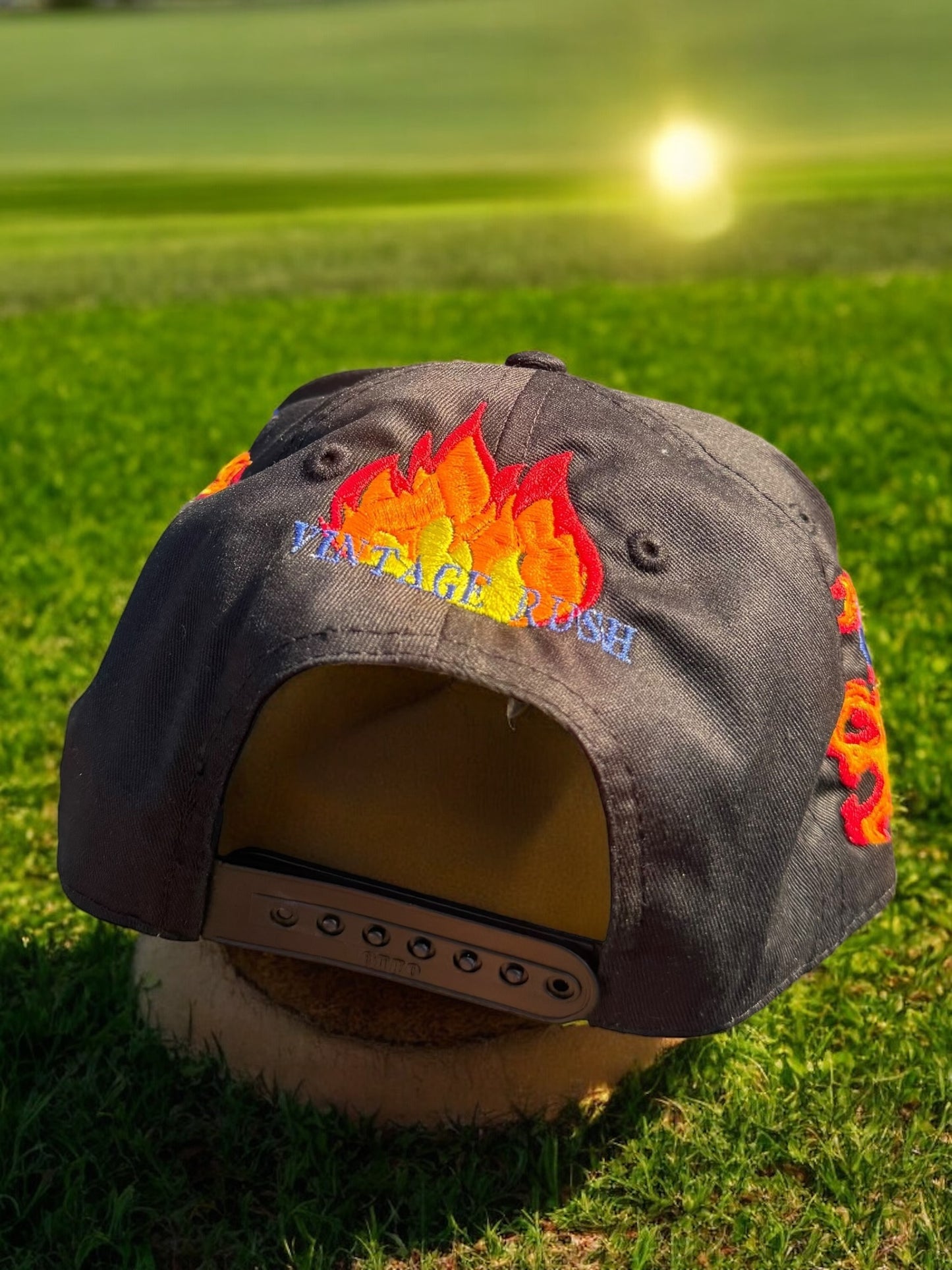 Black - Dodger Flame Hat
