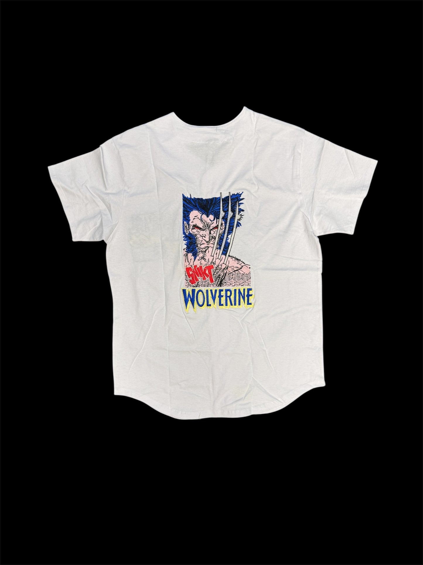 (Black Friday) White- Wolverine Baseball Jersey