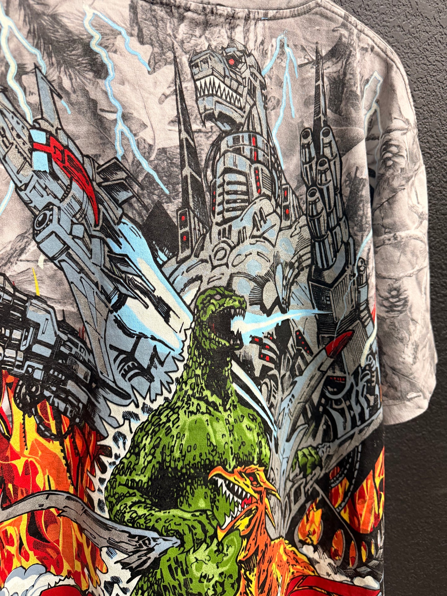 Forrest grey Camo - Mechagodzilla Trio Front & Godzilla Final Wars Back