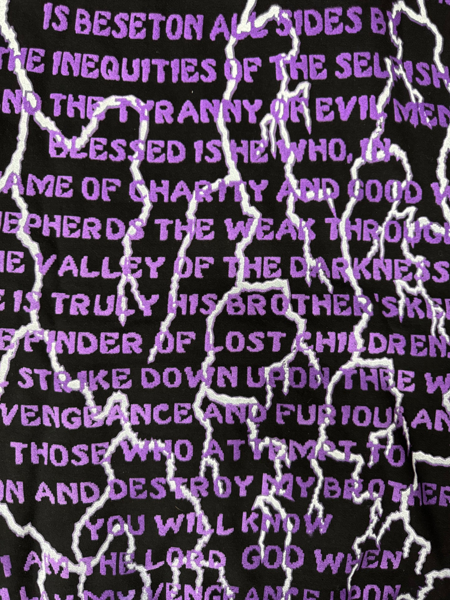 Black - Large - “God’s Wrath” Graphic Hoodie