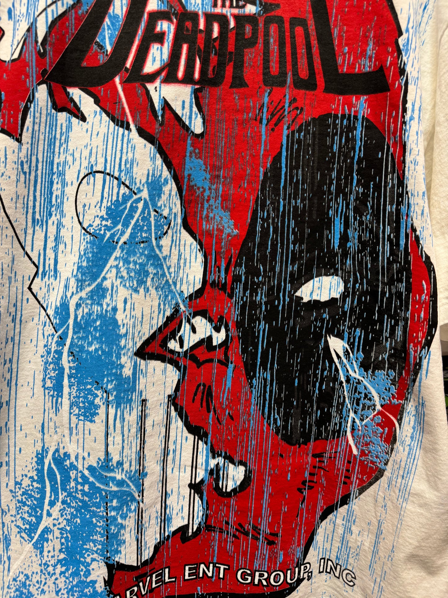 White - The Deadpool Front & Skull back