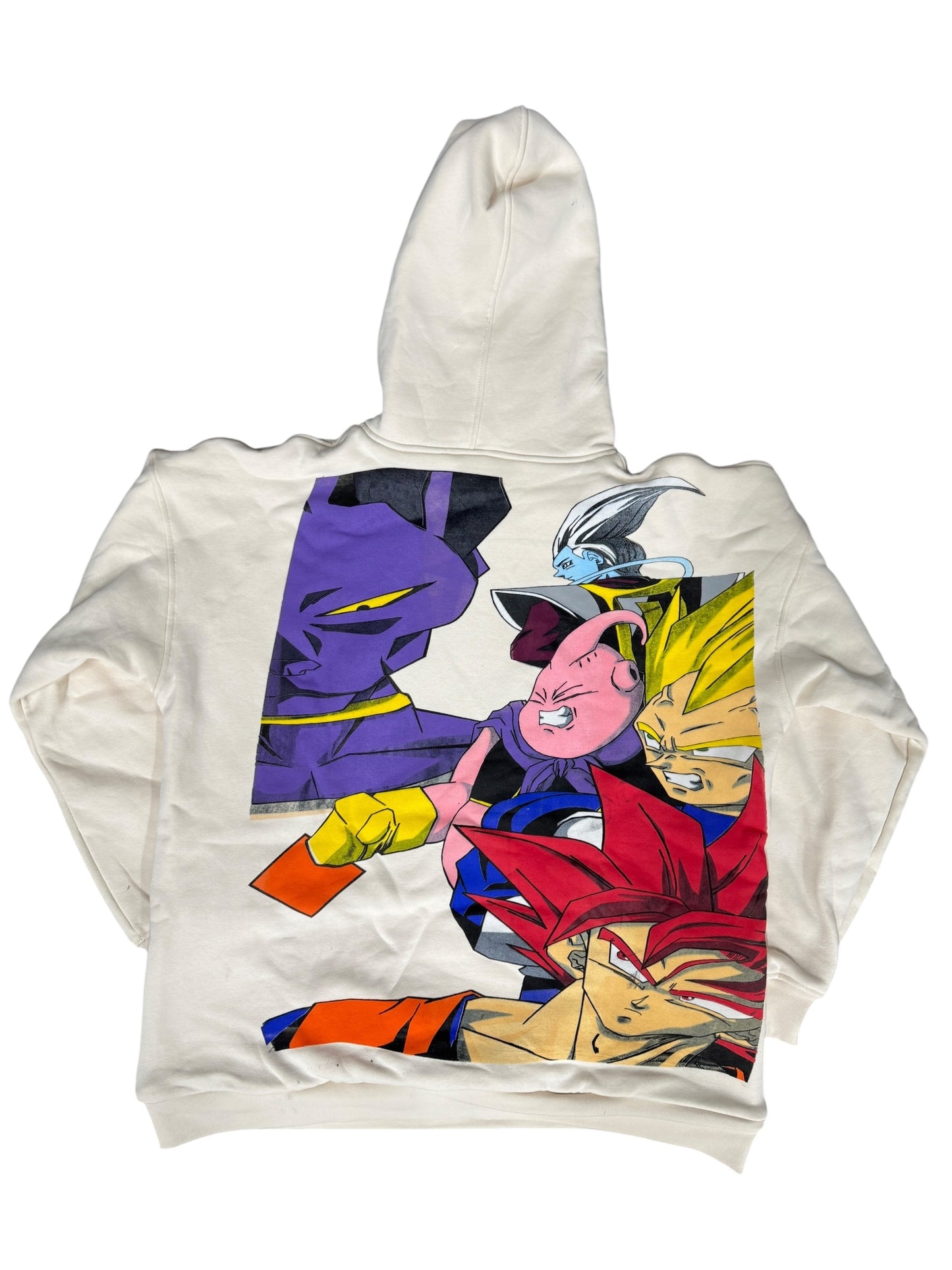 White -L-Goku Breaking Point Hoodie