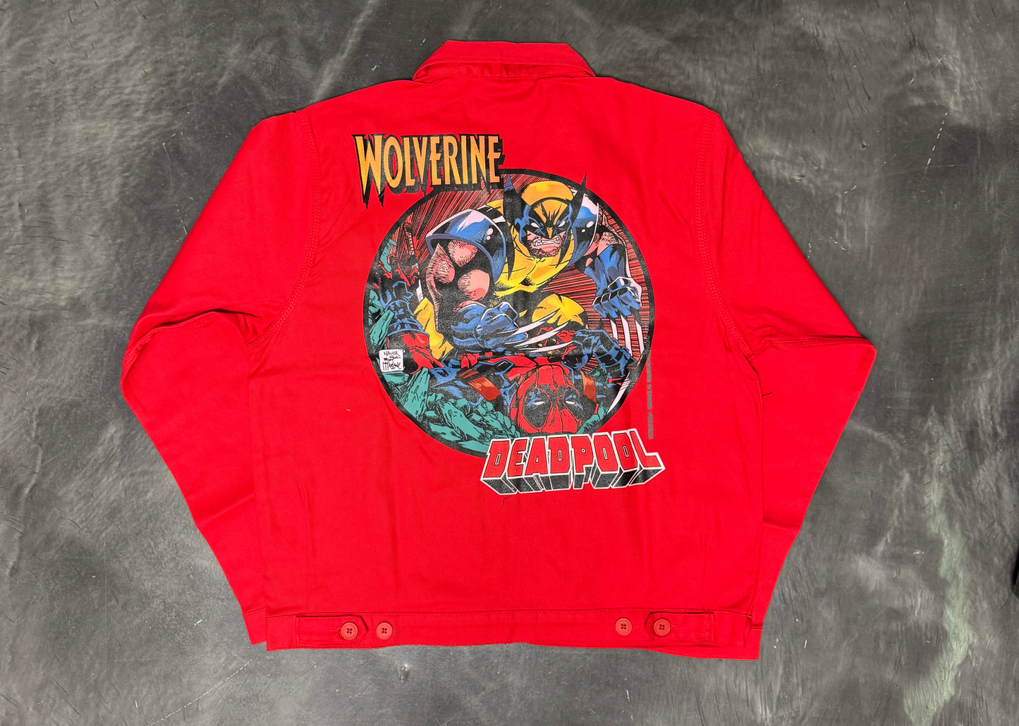 (Black Friday) XL- Red- Best Friends embroidered front