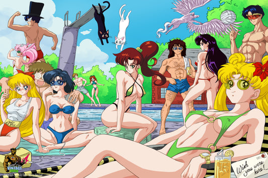 Sailor Moon Wish You Here here 24 x 36