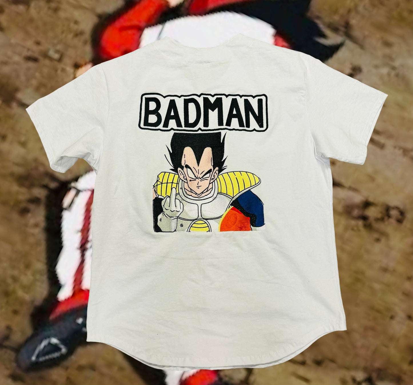 (Black Friday) White- Take me out to the Dragonball Game Baseball Jersey