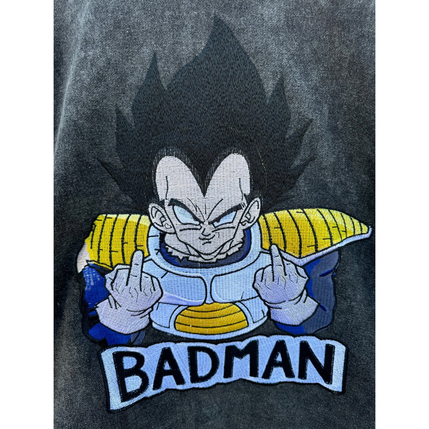 Faded Black Hoodie- BADMAN