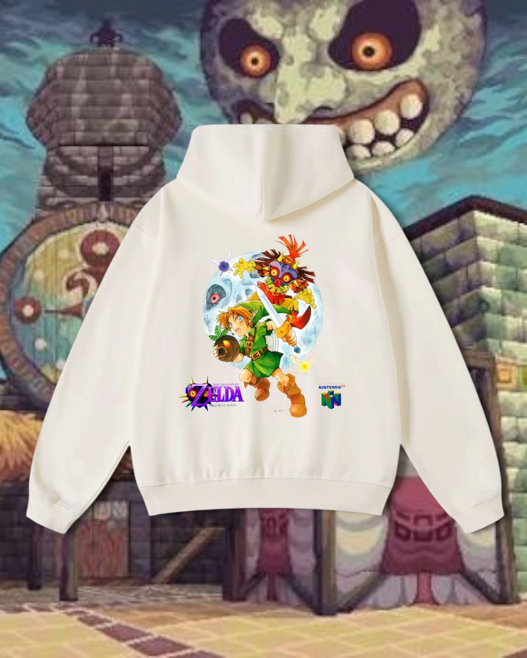 Cream Hoodie - Majora’s Mask
