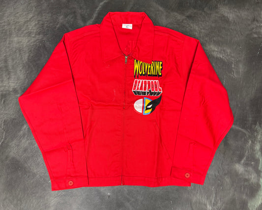 (Black Friday) XL- Red- Best Friends embroidered front