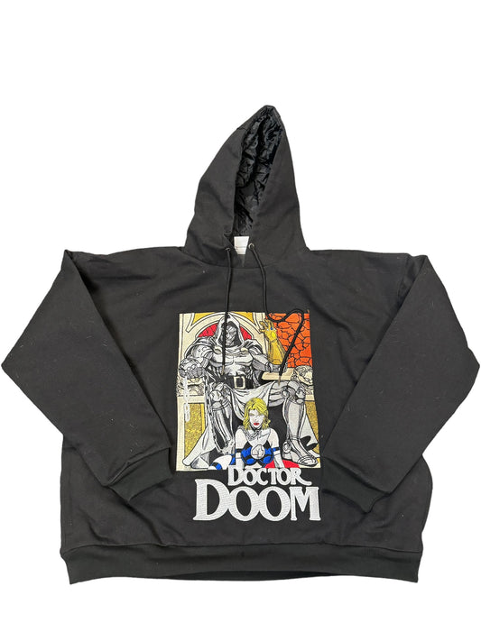 God Dr. Doom sue storm canvas hoodie super rare fantastic 4
