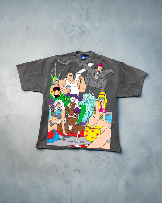 Faded - king pin and friends back front - Spidy Wish back