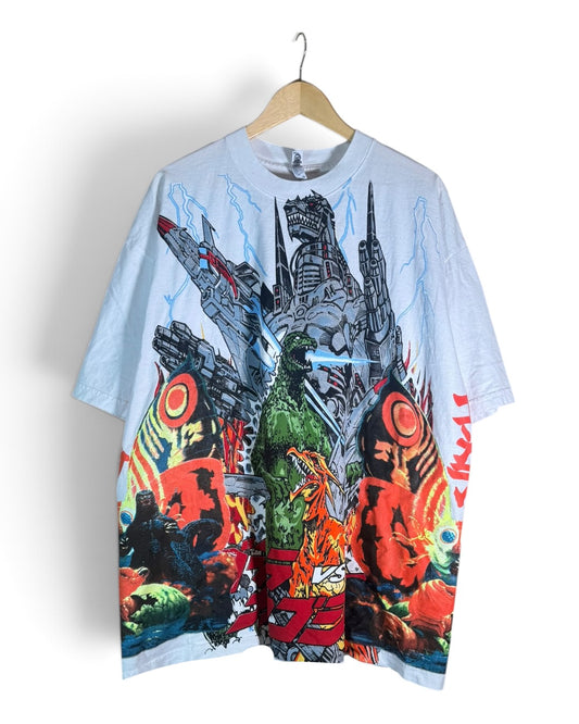 White - MechaGodzilla Front - Final Wars Back - Godzilla vs Mothra Sides