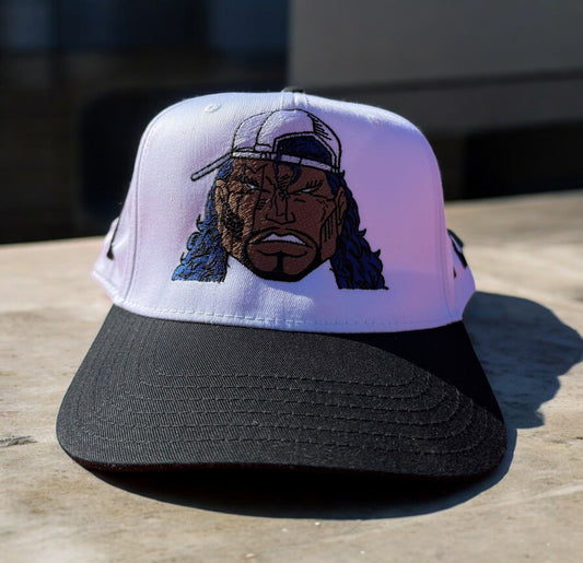 White & Black Snap Back - Bishop Manga Series Hat