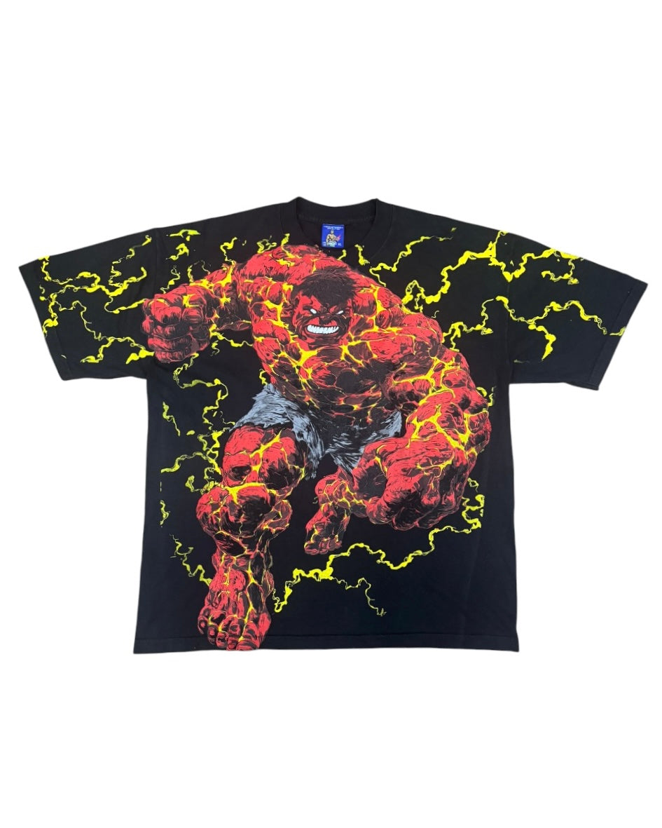 Black - Red Hulk Tee
