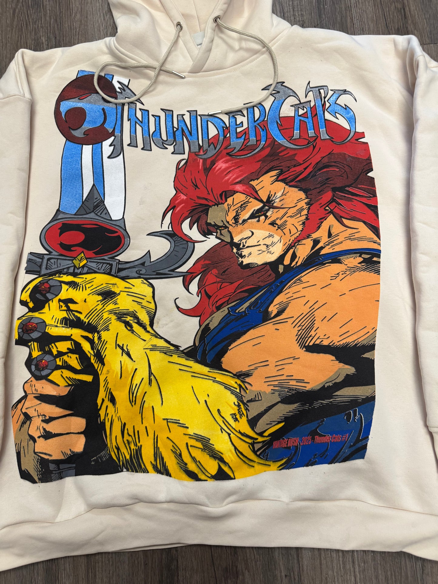 Cream Premium - Lionel Front & Thunder cats back