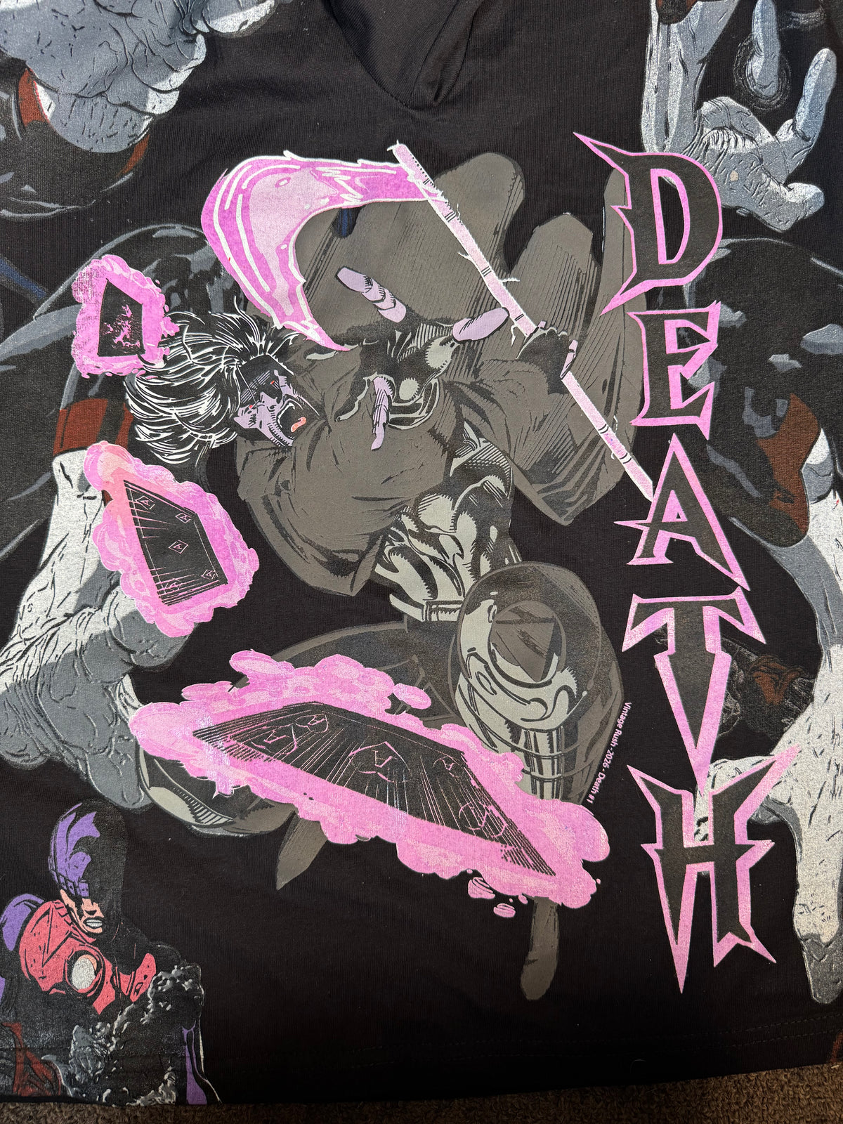 Black - Nightcrawler - Celestial Rouge - Death - 360 Shirt