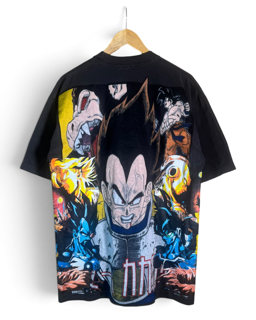 Faded - Vegeta’s Death Monochrome Sides - Gohan I hate Saiyan Front - Over 9000 Vegeta - 360 Shirt