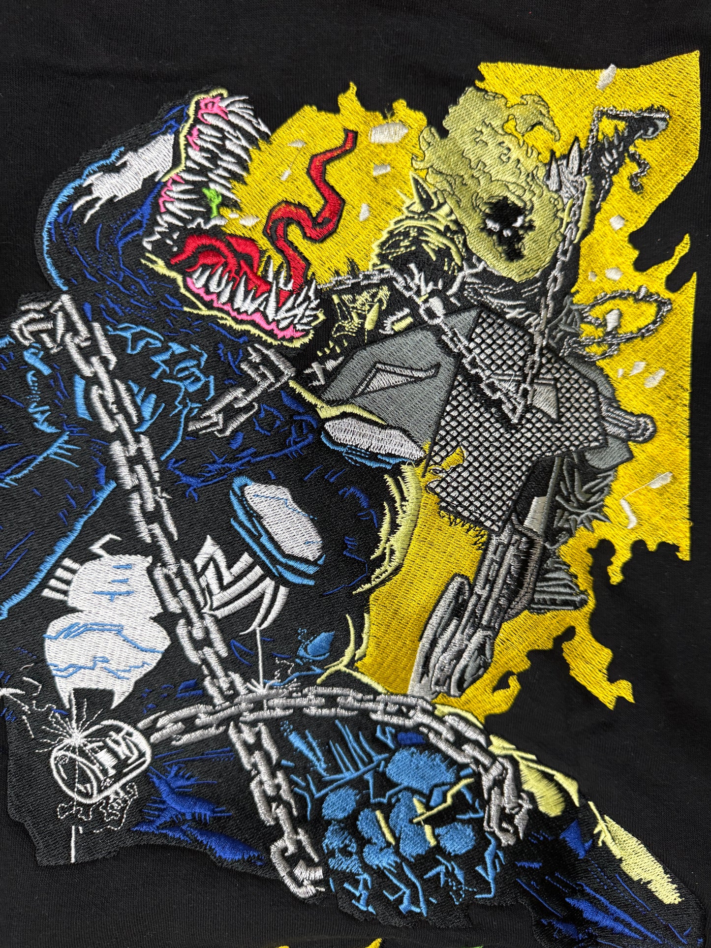 Medium-Black- Venom vs Ghost Rider Hoodie