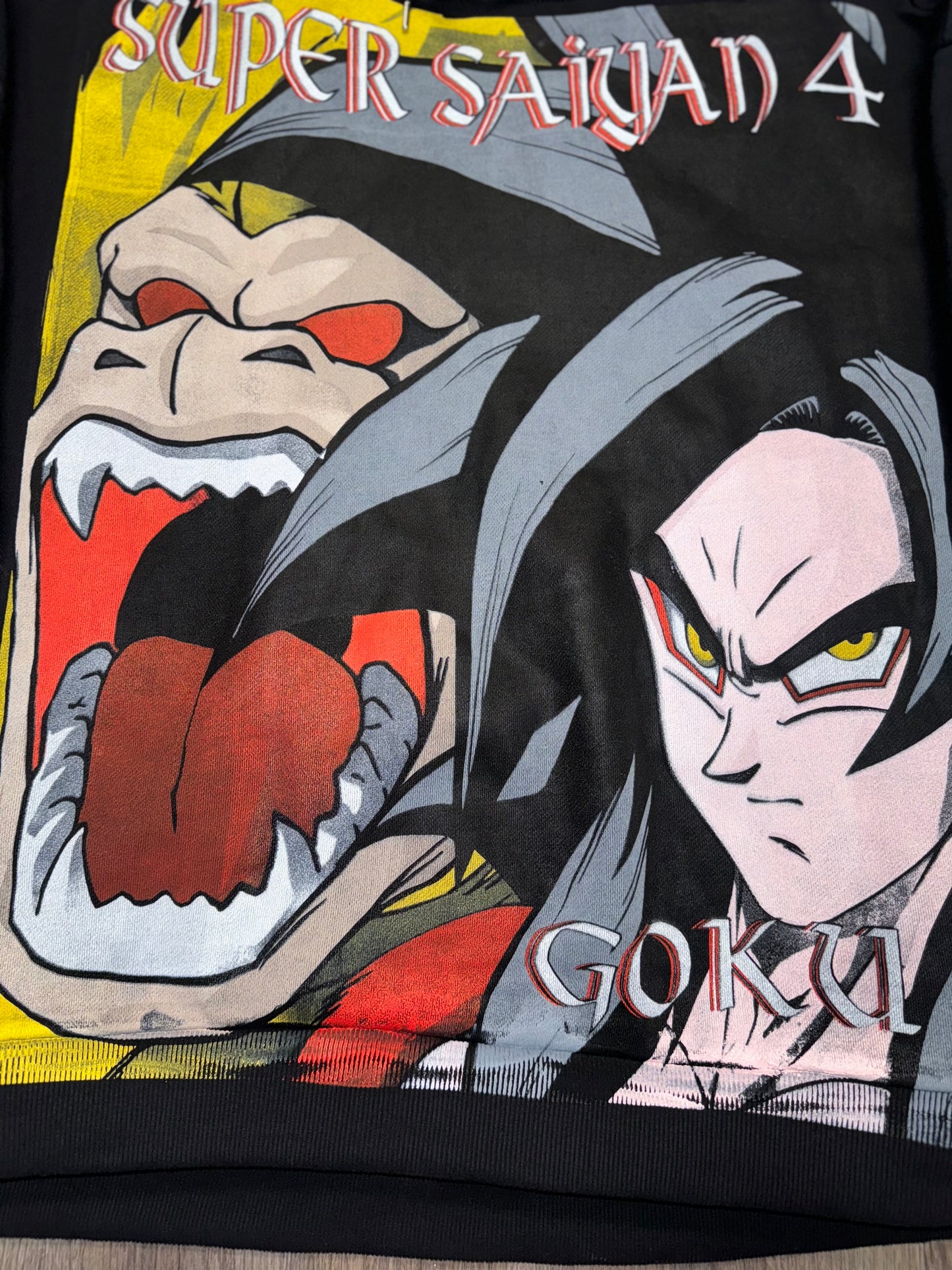 Faded - Premium Hoodie - SSJ4 Super Baby & SSJ 4 back