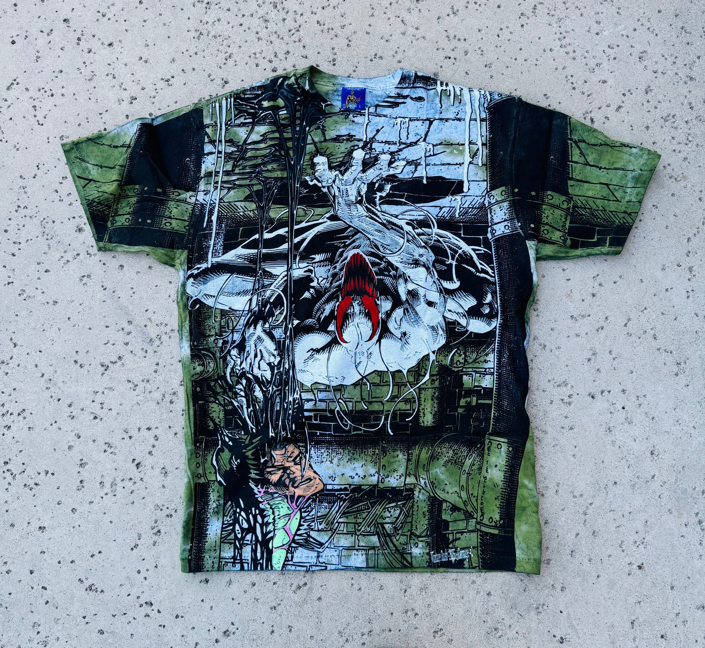 Green Tie dye - Anti Carnage Mega print