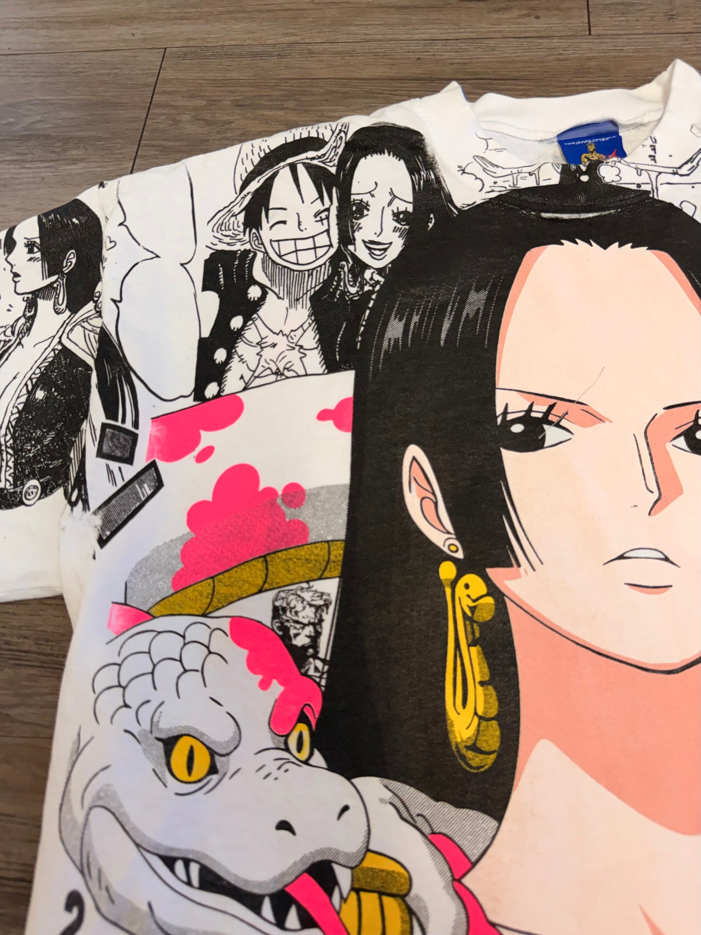 White - Boa Hancock Manga Images Tee