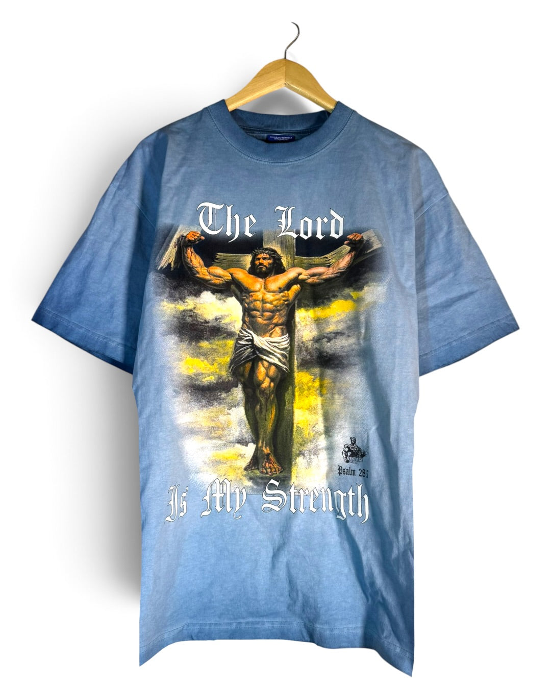 Blue Oil Wash - The Lord Jesus is My Strength - Shirt