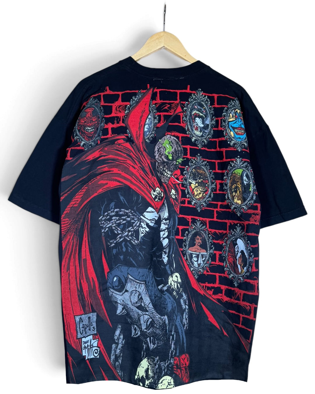 Black - Medieval Spawn Front - Spawn Pieces of Me Back