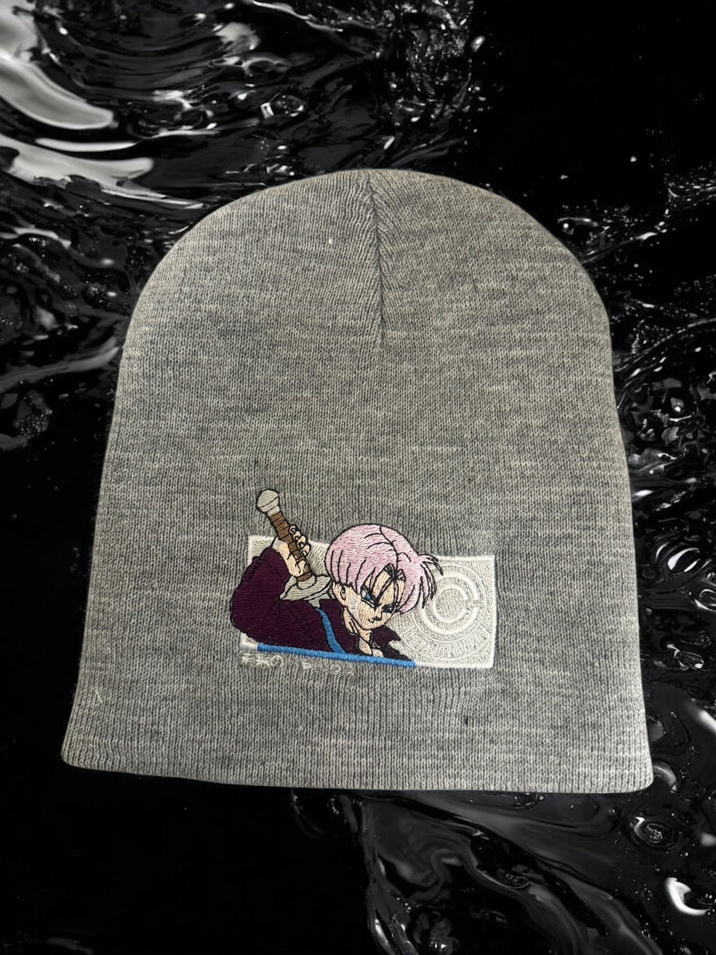 Grey- trunks beanie