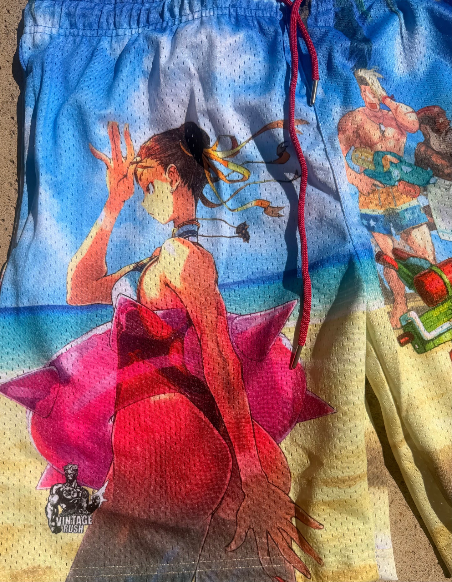 Street Fighter Beach Shorts Cammy - Chun LI