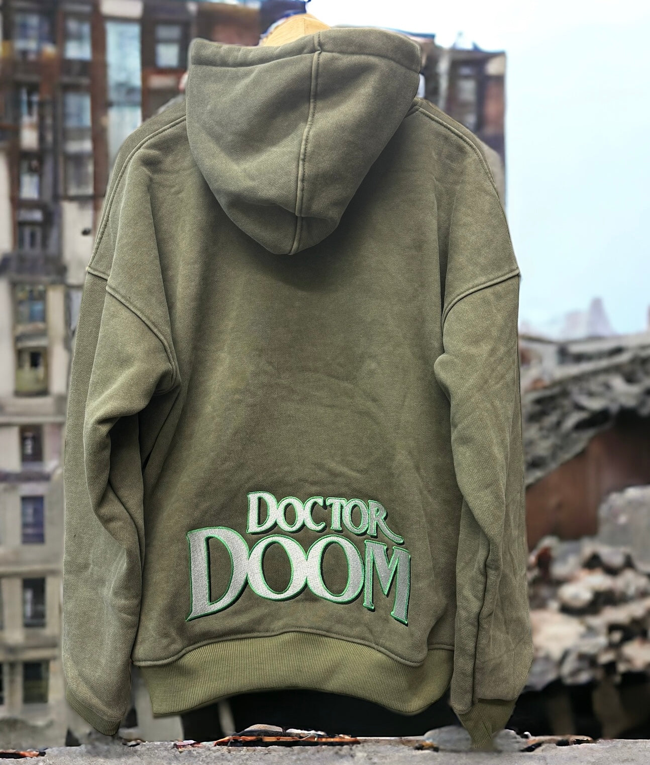 Olive Green - Doom Reflection Hoodie