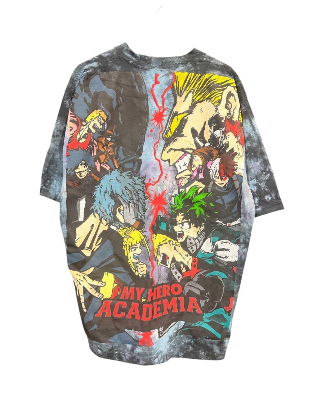 Shaka Glaxy Tie dye  - My hero - Final conflict Front & All might vs one for all back