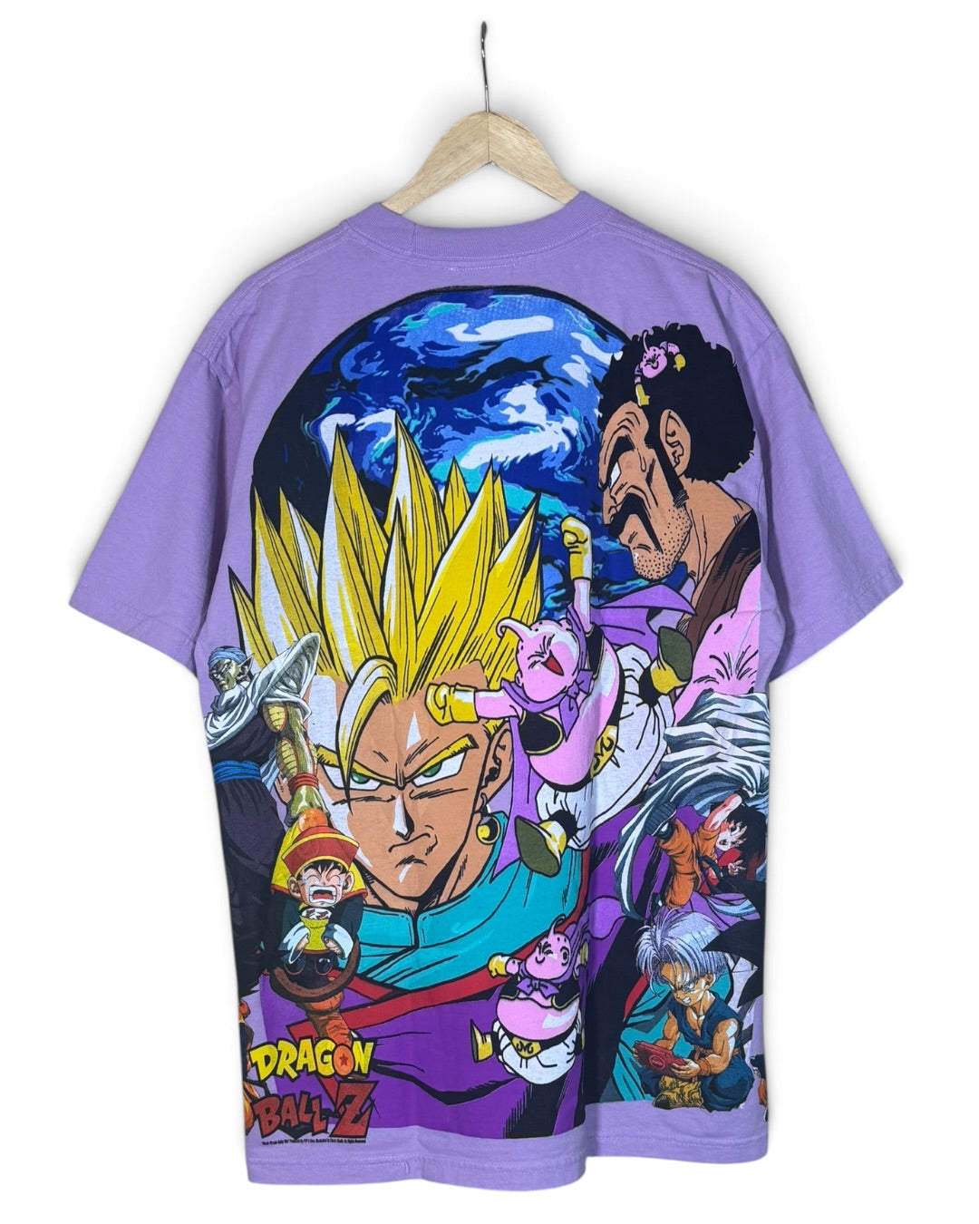 Lilac - Gotenks Front - Gohan Back - Uncle Piccolo Babysits Sides - 360 Shirt