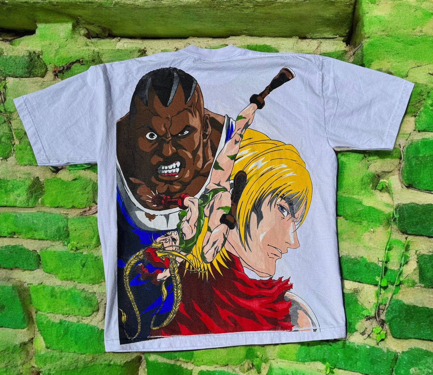 (Black Friday) White - Cannon Strike Front & Cammy Big Face Back