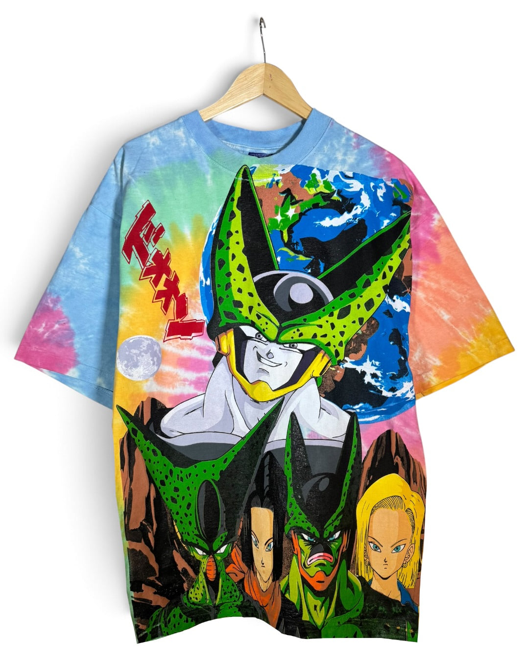 Sherbet Tie Dye - Cell Forms Front - Gohan Back - Shirt