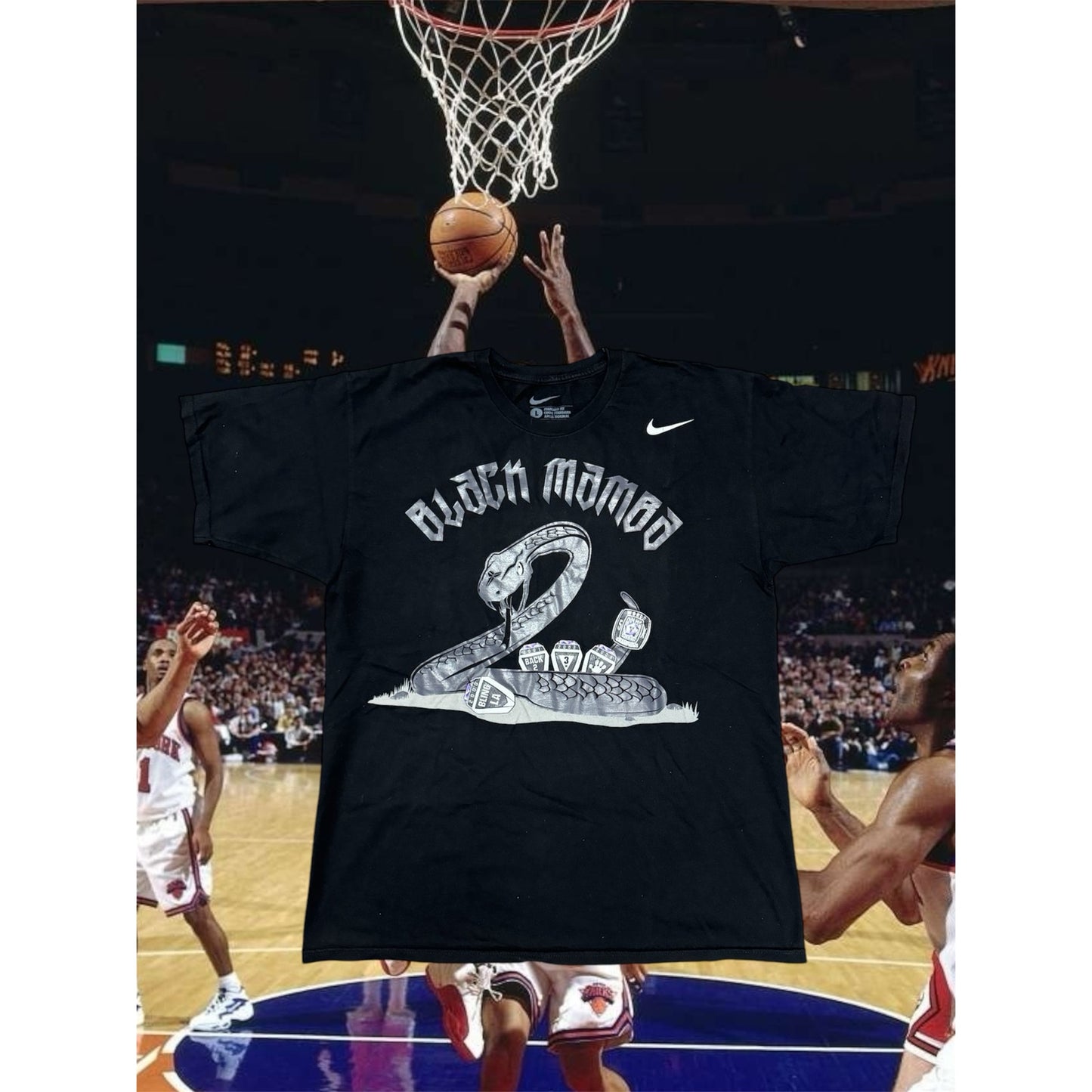 B35) NIKE SPORTSWEAR KOBE BRYANT T-SHIRT “black Mamba”