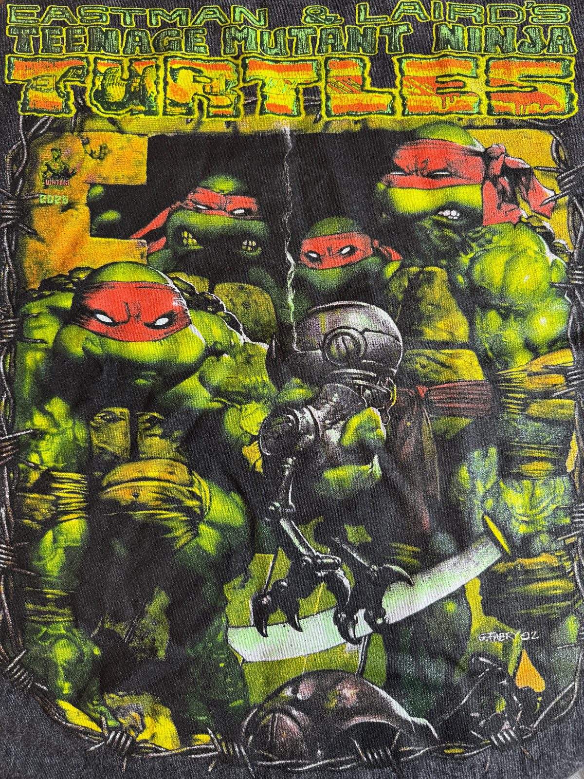 Black Acid Wash - Teenage Mutant Ninja Turtles - Shirt