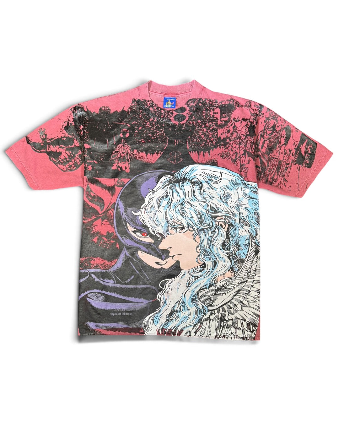 Faded Red - Griffith Manga Panels Mega Print - Shirt
