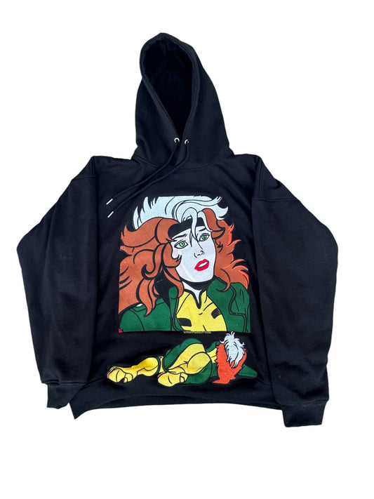 Vintage Black Hoodie- Rogue