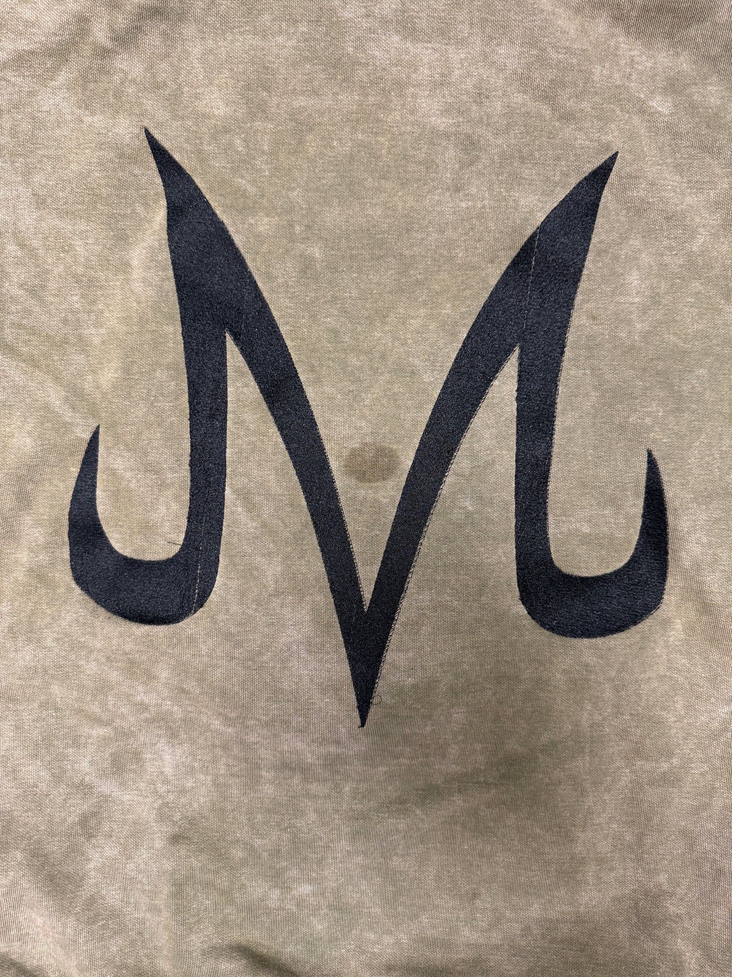 Olive washed-large, extra large Super Saiyan Vegeta Hoodie