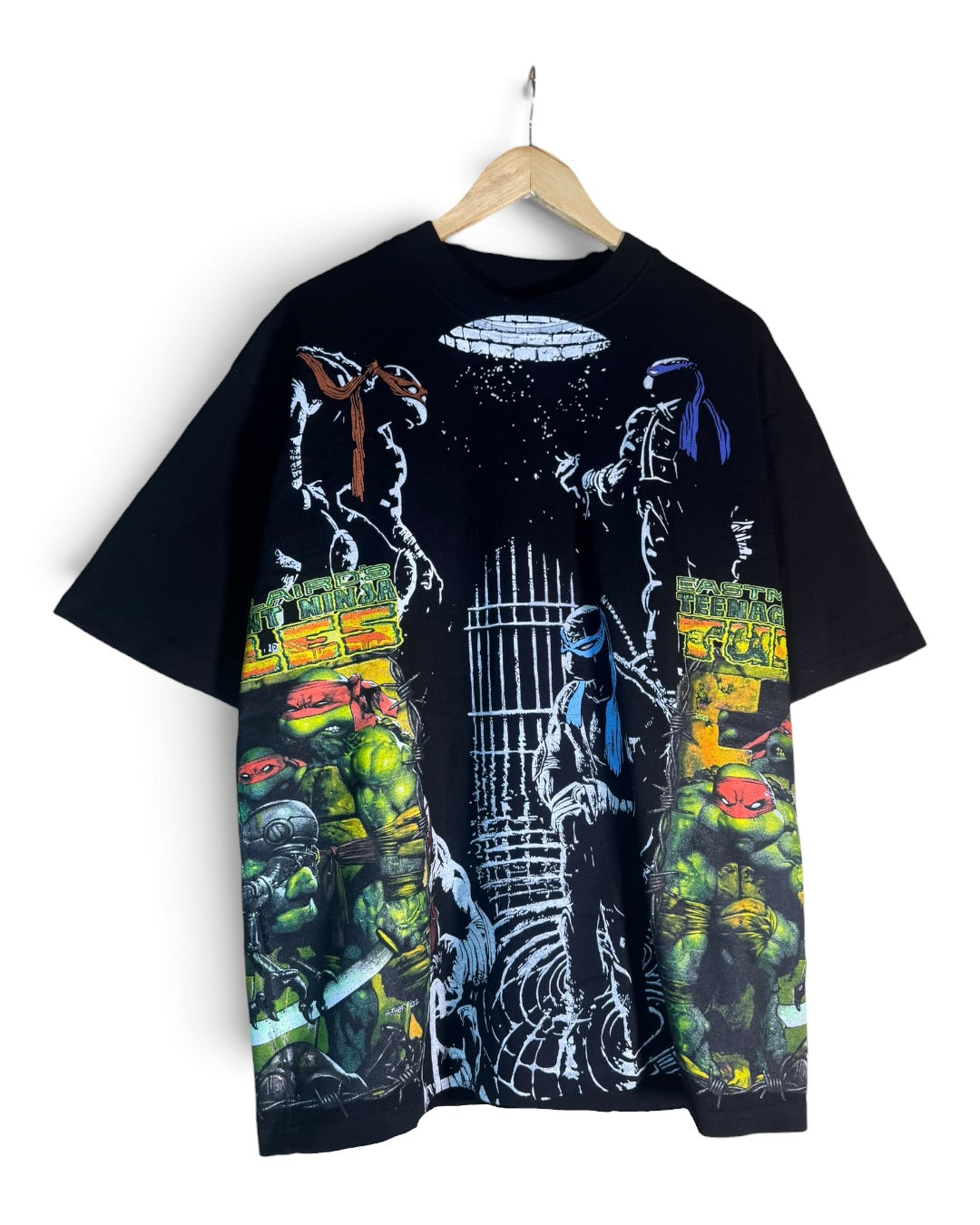 Black - Sewer Front - Shredder Back - TMNT sides