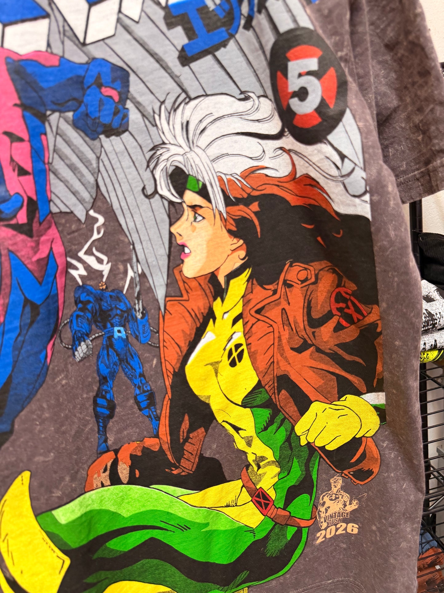 Dark brown  Acid Wash - Gambit Front & Archangel Back