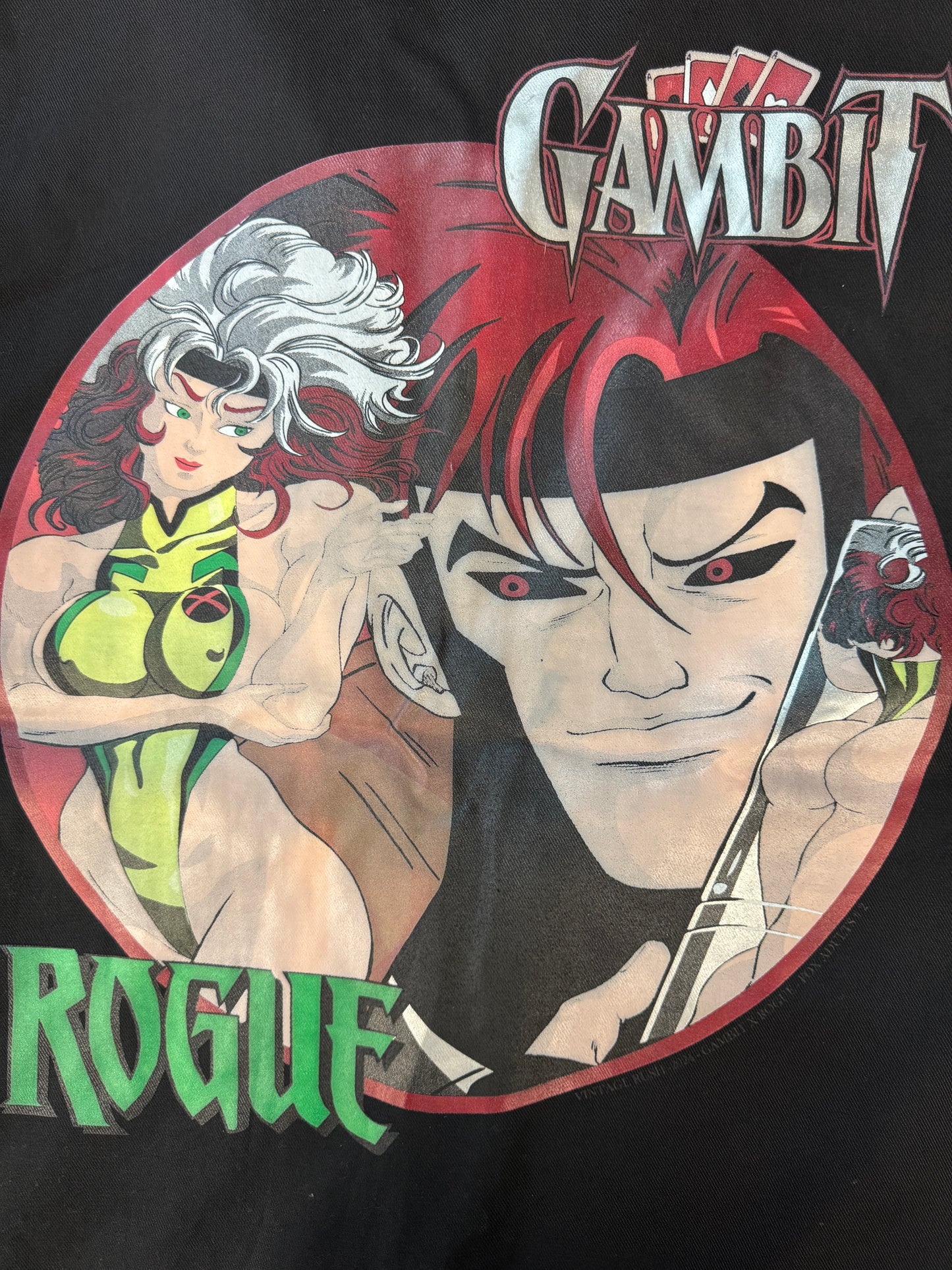 Black- Gambit/Rouge embroidered front