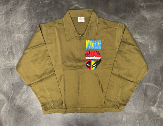 (Black Friday) XL- Olive- Best Friends embroidered front