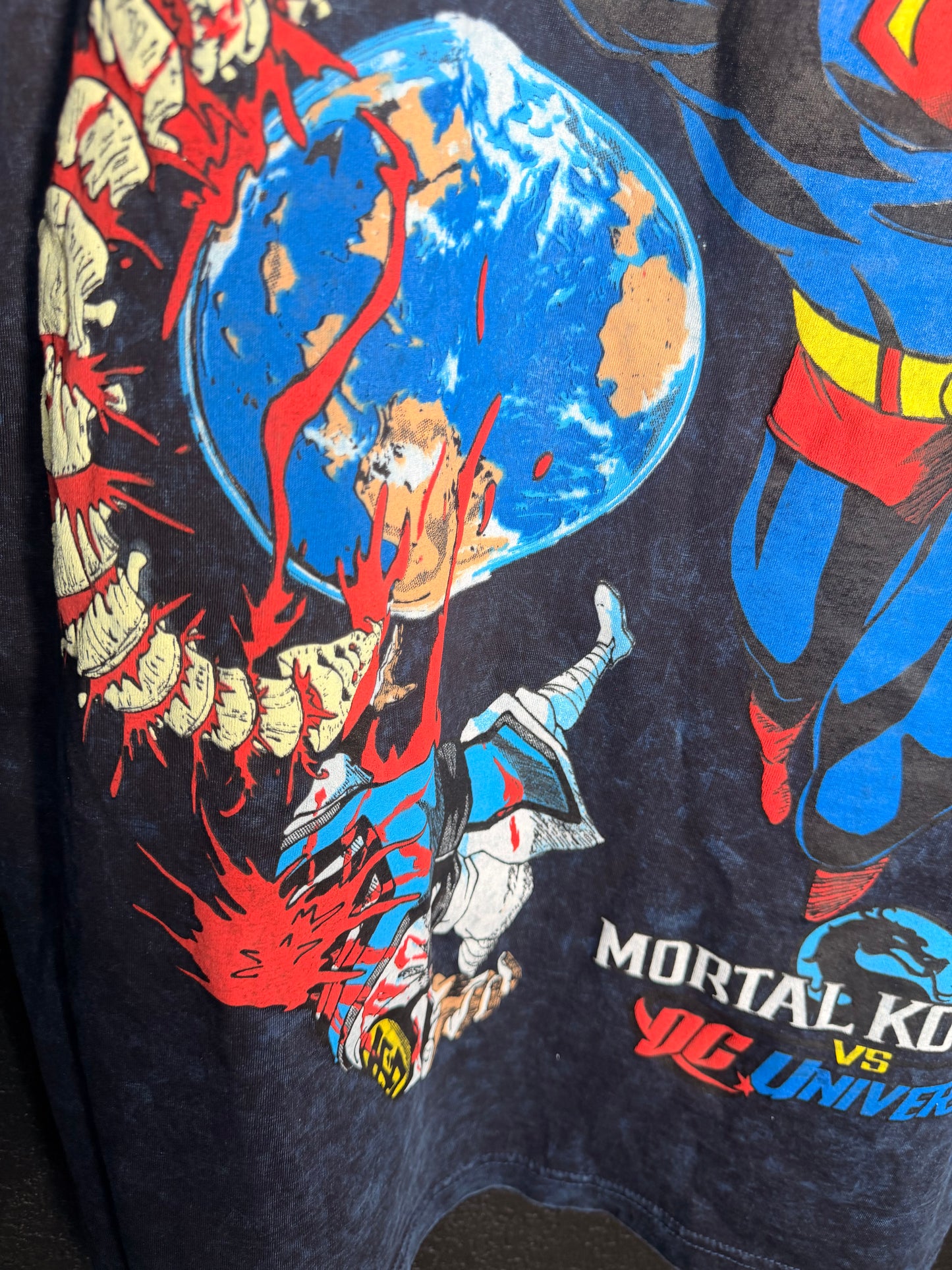 Navy acid wash - Superman Fatality Kills front  - Sub Zero Fatality