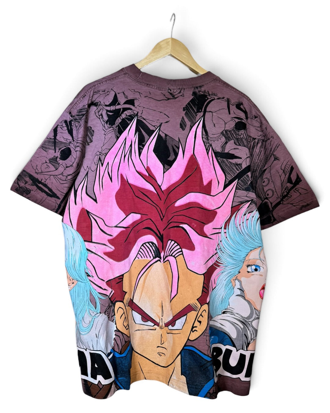 Red Oil Wash - Bulma 360 Shirt - Trunks Design