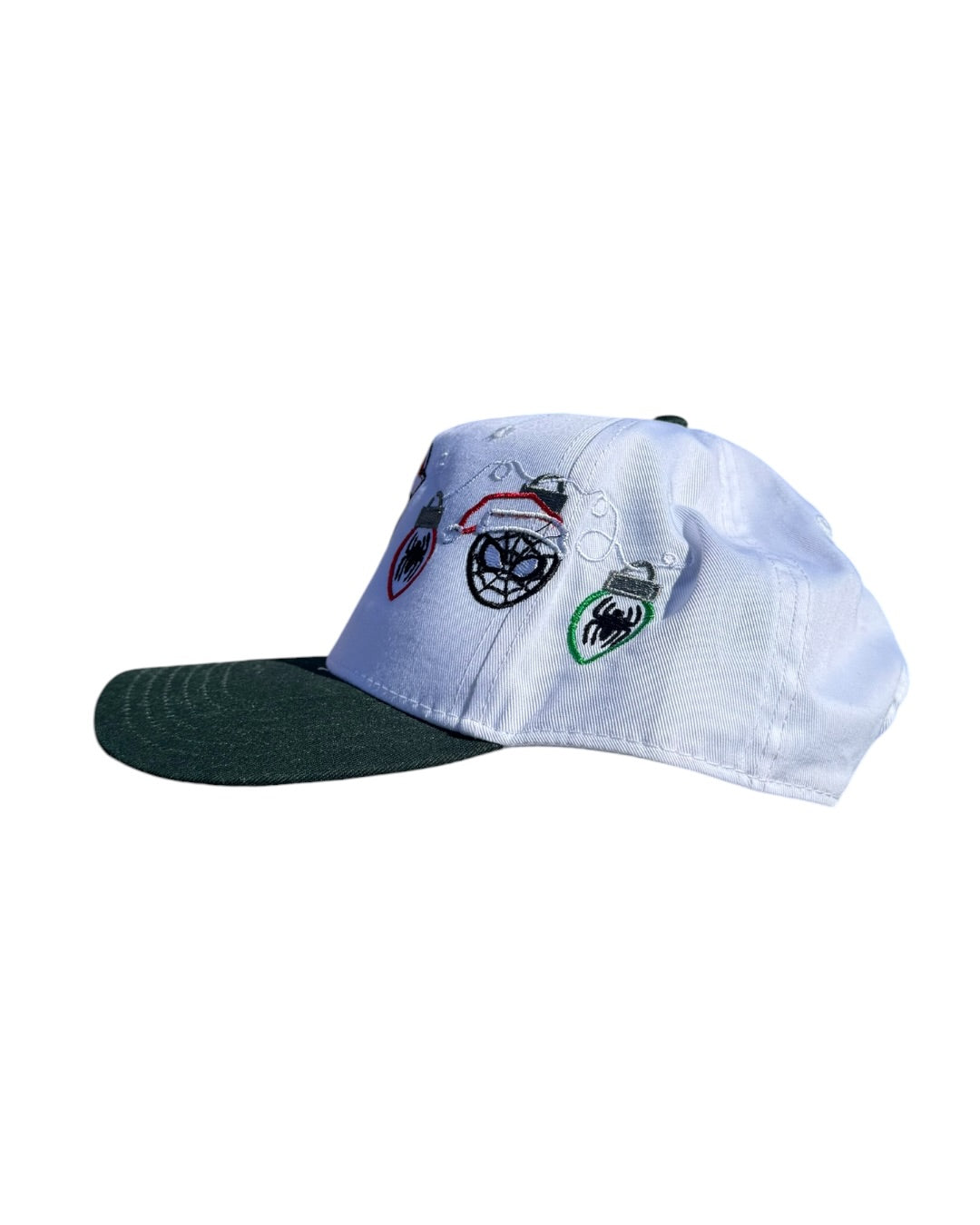 White with Green Brim - Spiderman Christmas - Hat