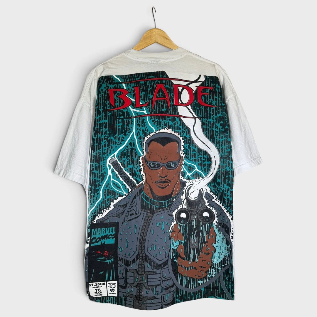 White - Bloody Rain Blade Front - Thunder Rain Blade Back