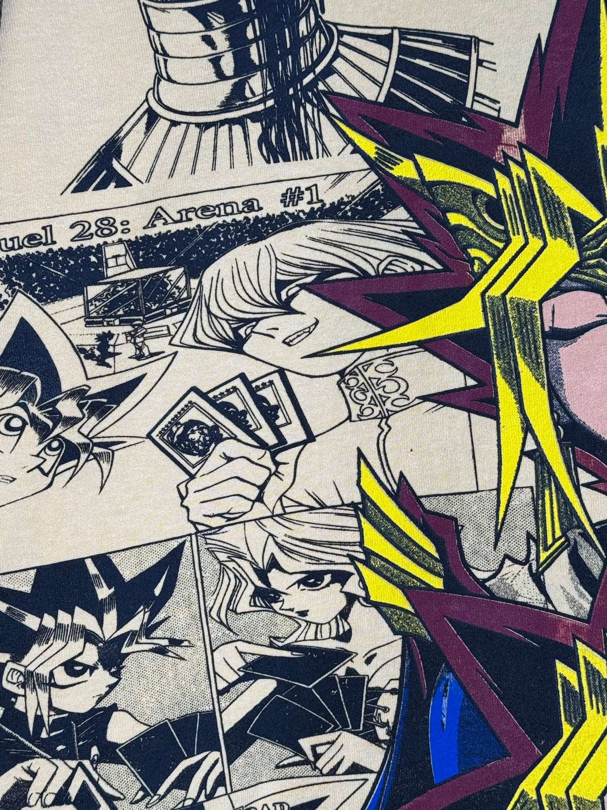 Super Cream - Yu-Gi-Oh Manga Mega Print - Shirt
