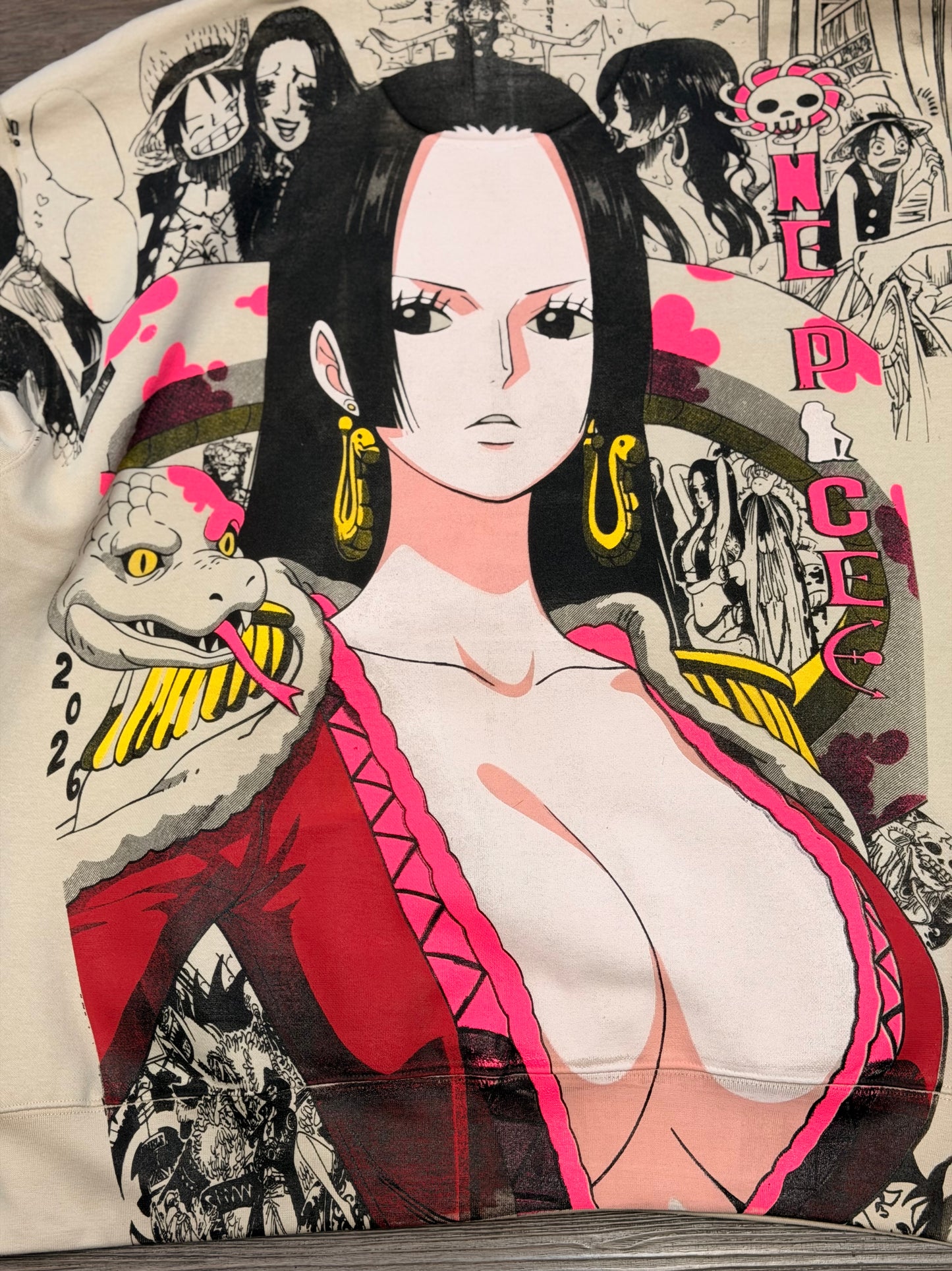 Cream HOODIE - Boa Hancock Hoodie